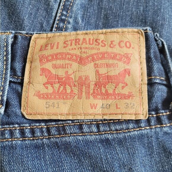 Levi's Mens 541 Athletic Taper Fit Jean - Stretch- Size 40 X 32 - Picture 5 of 10